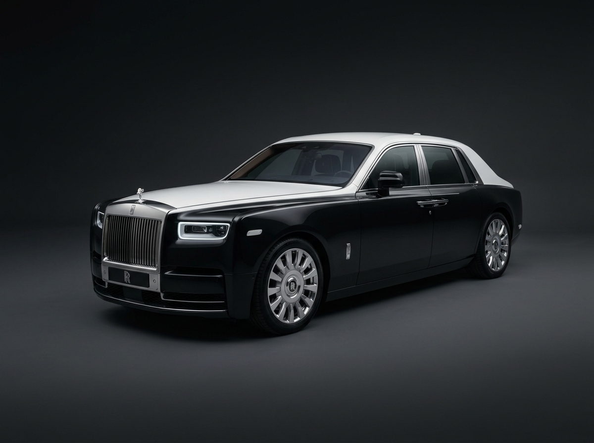 Rolls-Royce Phantom for chauffeur hire in London — TIA Luxury Cars