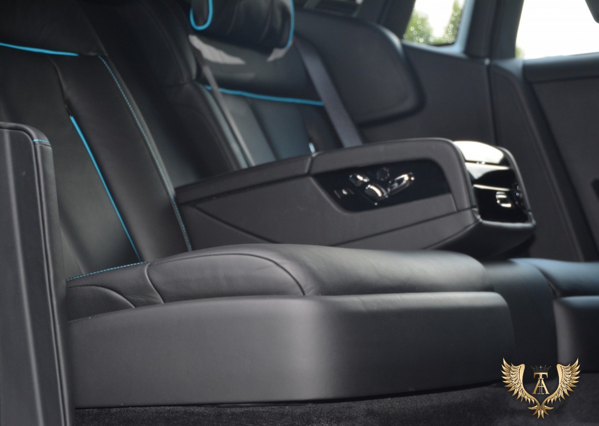 Luxury vehicle interior detail for London chauffeur hire