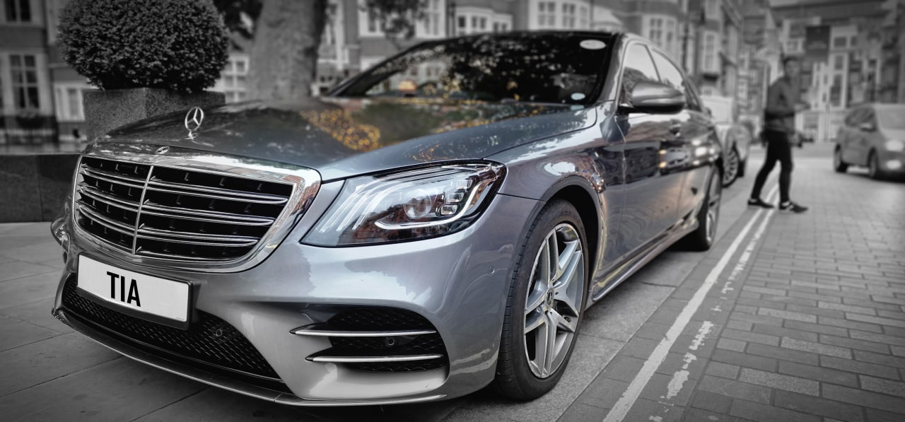 Luxury vehicle interior detail — premium chauffeur experience